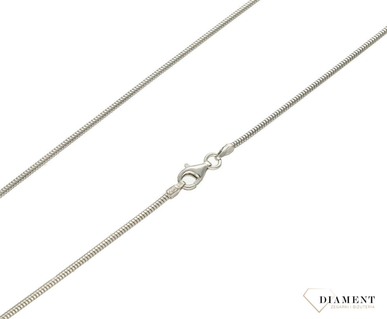 Srebrny łańcuszek 925 lineczka 2 mm rodowany DIA-LAN-2090R-160-925 2mm. Srebrny łańcuszek najwyższej próby srebra 925 rodowany. Łańcuszek srebrny o splocie linki idealny na prezent (2).jpg